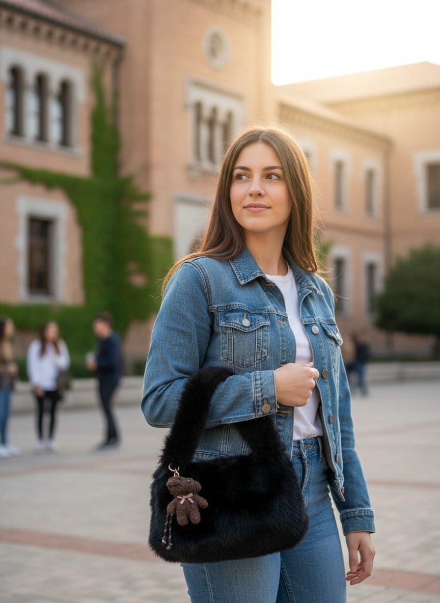 Bolso "Soft Teddy" – Estilo y Suavidad para tu Día a Día