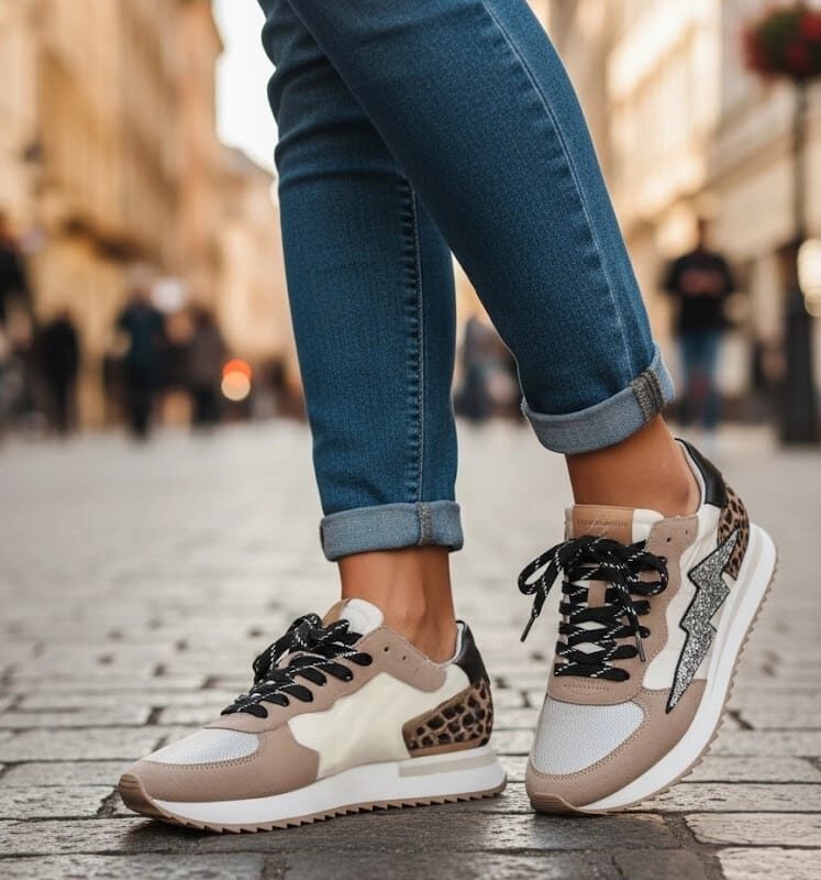 Zapatillas Rayo ⚡: El Animal Print que Pone Brillo a tu Paso.